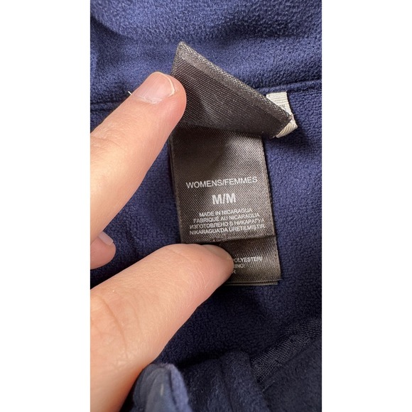 The North Face Softshell Jacket Womens Medium Blue Full Zip Fleece Lined Stretch - Picture 7 of 7